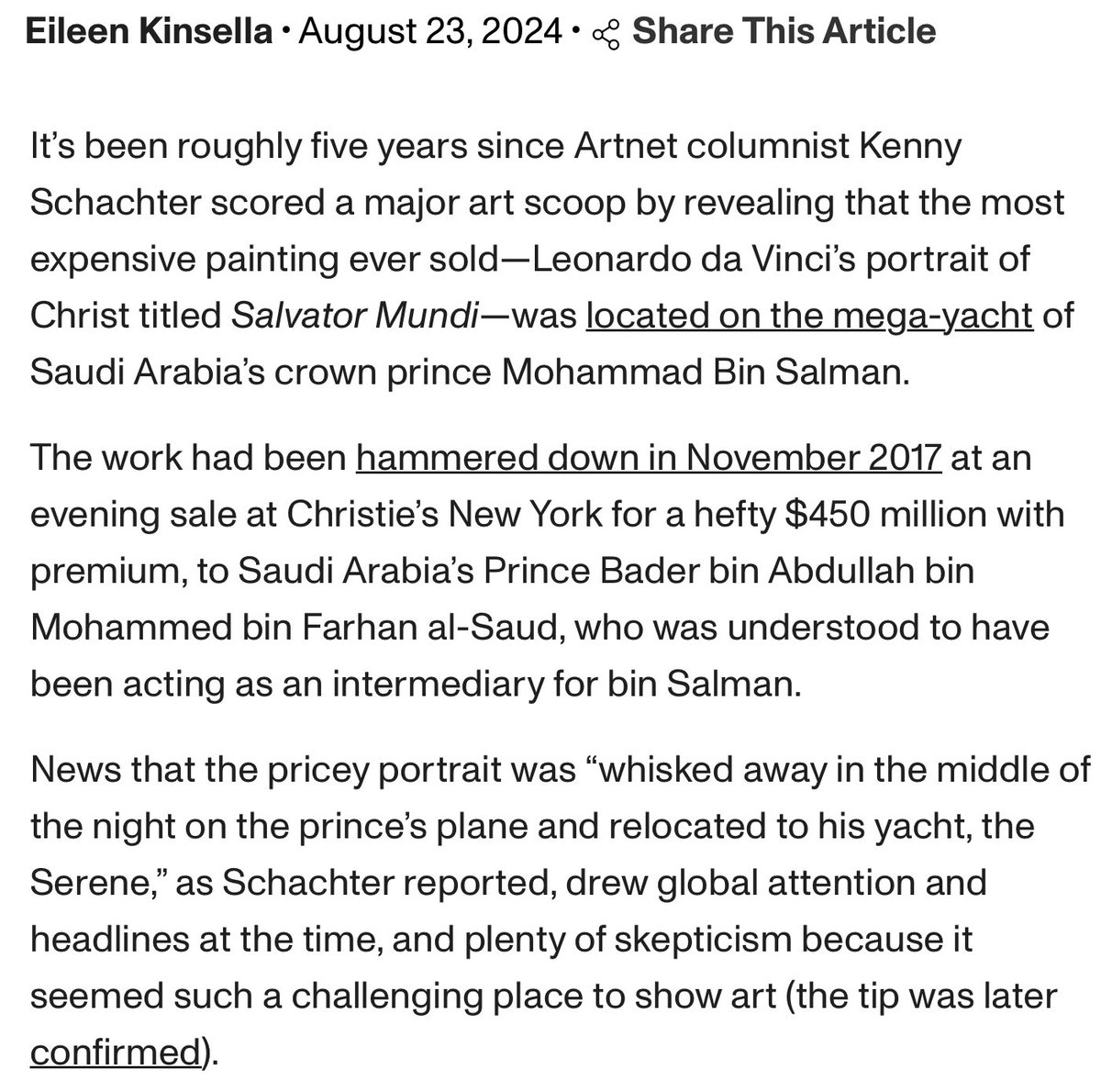 kenny schachter (@kennyschac) on Twitter photo I also have new feature out after my opening next week!!
.<a href="/KinsellaEK/">Eileen Kinsella</a> news.artnet.com/art-world/atel… I also have new feature out after my opening next week!!
.<a href="/KinsellaEK/">Eileen Kinsella</a> news.artnet.com/art-world/atel…