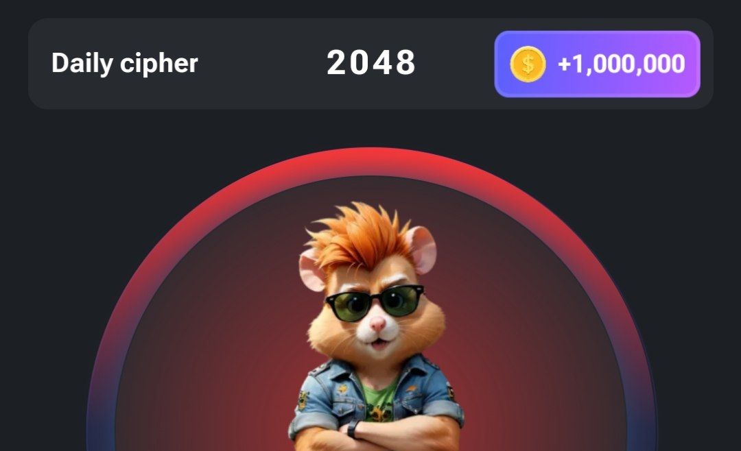 OfoundersComm's tweet image. ✅The Daily Hamster 🐹 Kombat Cipher Morse code for today

✅Today Code Is 2048

2: ● ● ▬ ▬ ▬
0: ▬ ▬ ▬ ▬ ▬ 
4: ● ● ● ● ▬
8: ▬ ▬ ▬ ● ●

#HamsterKombat #Krypt0jayDigiVerse #TON #Morsecode #DailyCipher