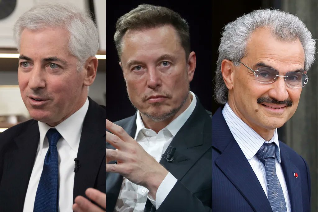 oyepradip's tweet photo. Elon Musk was just forced to reveal who really owns X. Here’s the list
Bill Ackman, Elon Musk and Saudi Prince Alwaleed bin Talal bin Abdulaziz Al Saud are connecting with the ownership of X.
(Source : https://t.co/Cwd1cee0Uo)
#ElonMusk #Xowner https://t.co/uoWW6Qxuzt