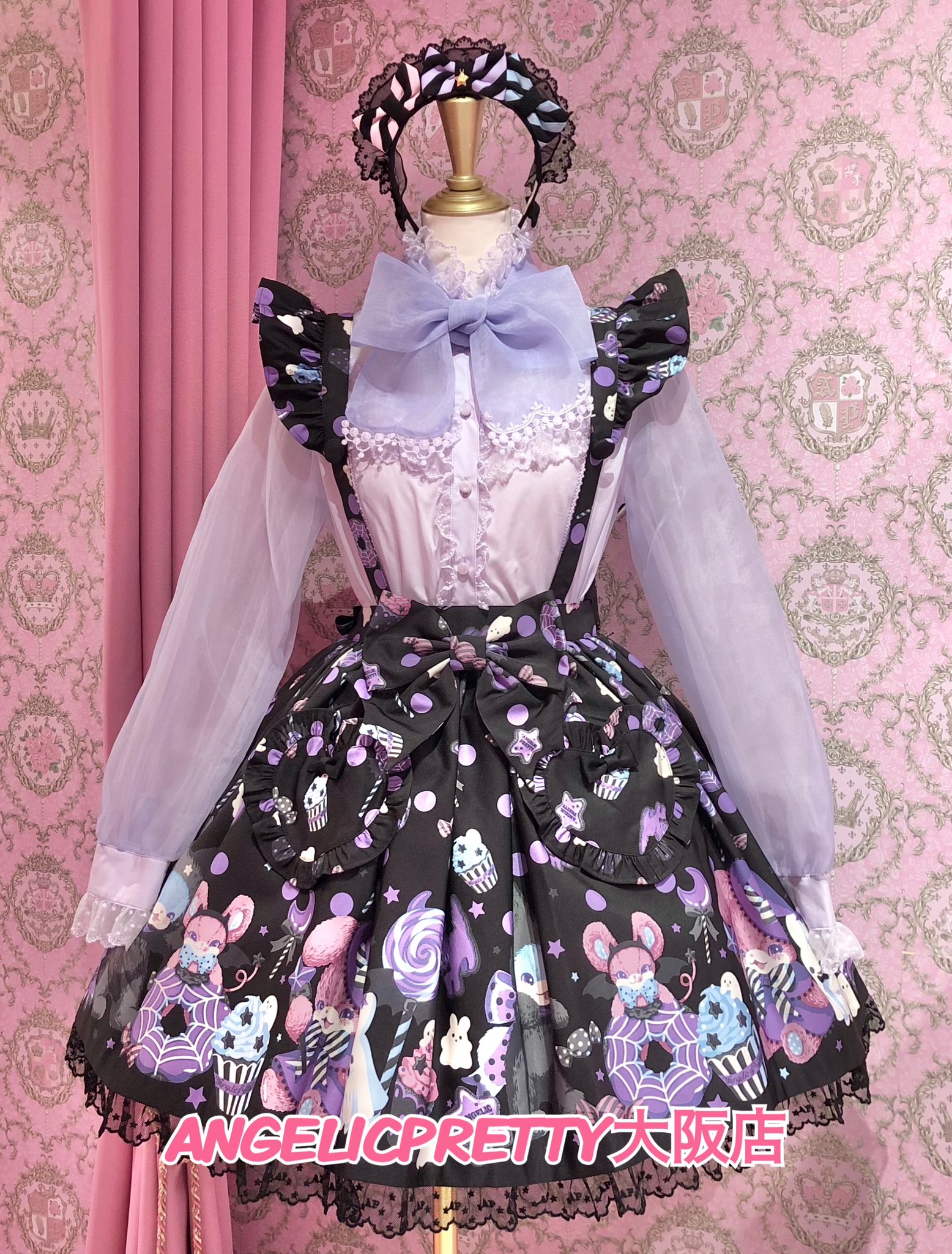Angelic Pretty Day Dream お袖とめ ラベンダー Angelic Pretty大阪店 on X: 