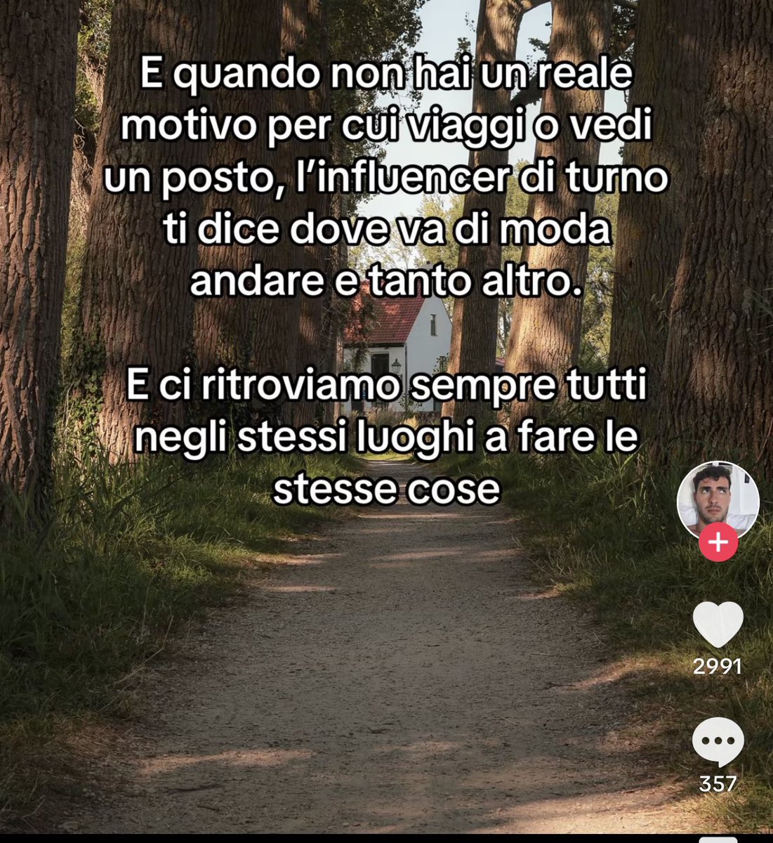 Non sarà per tutti così, ma sento di condividere anche le virgole