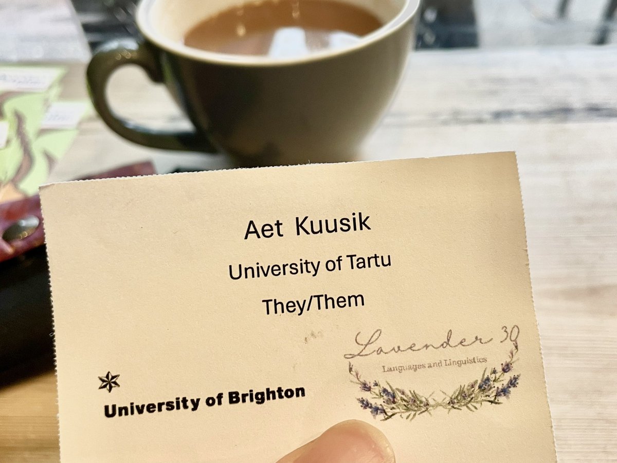 Aet Kuusik (@mynameis_garden) on Twitter photo It's just funny how a Trump-supporting, "traditionalist values" far-right outlet published an "opinion piece" about me as a linguist wanting to change the world (as if we don't all do that every day). Meanwhile, I was at <a href="/Lavlang/">Lavender Languages @lavlang.bsky.social</a> discussing how the media marginalizes LGBT+ ppl. It's just funny how a Trump-supporting, "traditionalist values" far-right outlet published an "opinion piece" about me as a linguist wanting to change the world (as if we don't all do that every day). Meanwhile, I was at <a href="/Lavlang/">Lavender Languages @lavlang.bsky.social</a> discussing how the media marginalizes LGBT+ ppl.