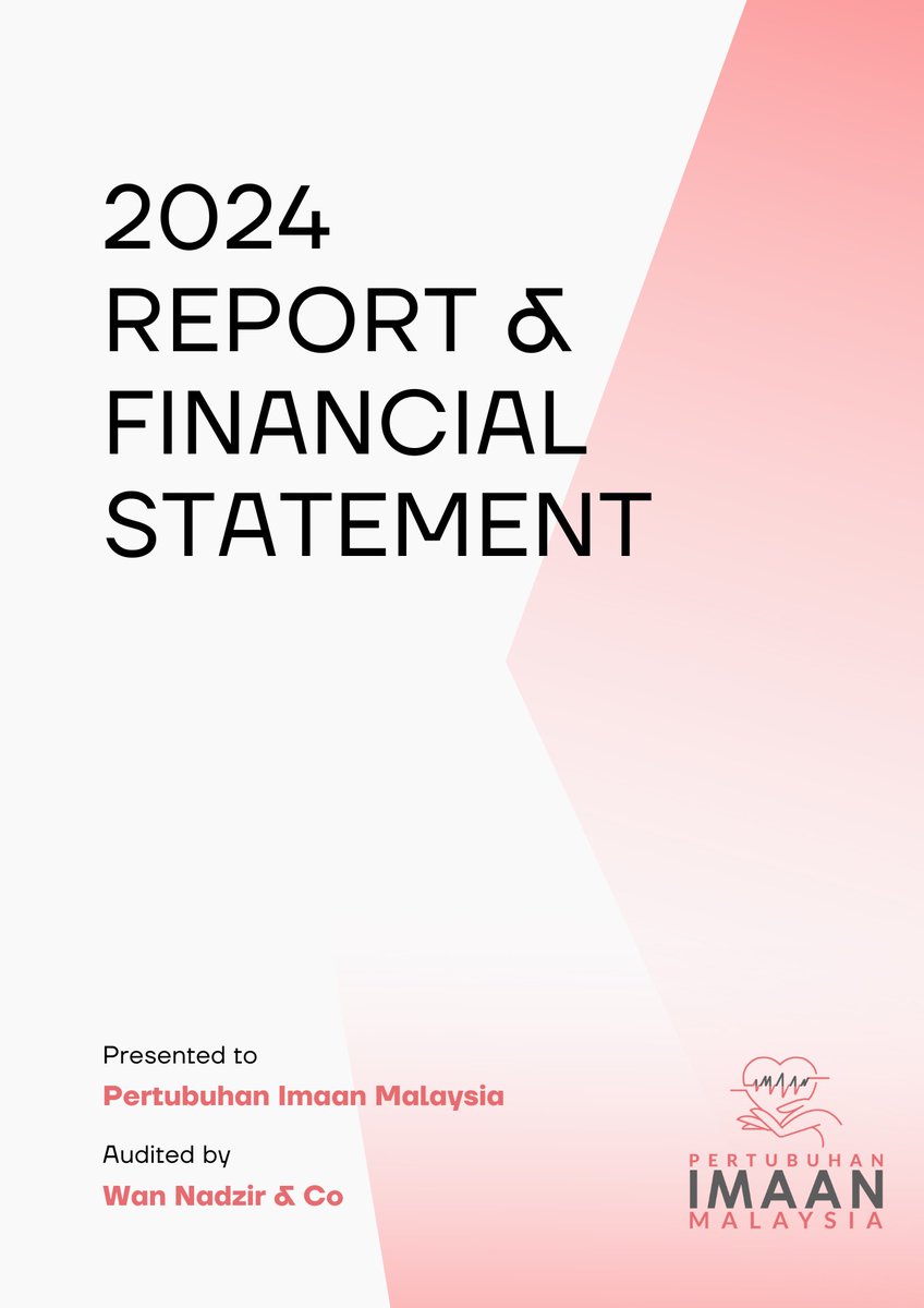 Assalamualaikum semua. 

Pakcik nak maklumkan, pihak Pertubuhan Imaan Malaysia sudah kemukakan laporan audit bagi tahun berakhir 2023 di laman web rasmi. Pakcik harap dengan ketelusan yang diberi, dapat mengekalkan kepercayaan anak-anak.

Audit : imaanmalaysia.com/laporan-audit/

1/2