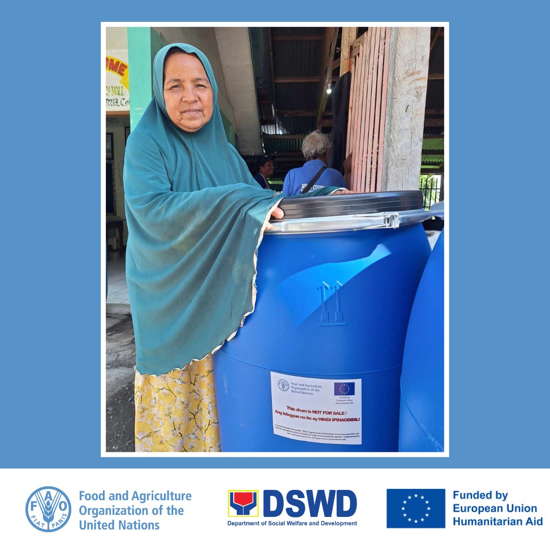 FAOPhilippines's tweet photo. FAO and @dswdserves led the #AnticipatoryAction simulation exercise for flood in the municipalities of Midsayap and Pigcawayan in Cotabato, made possible by the support of @EUinthePH . It included monitoring triggers up to claiming of cash assistance and further observations. https://t.co/z1vxfYruI3