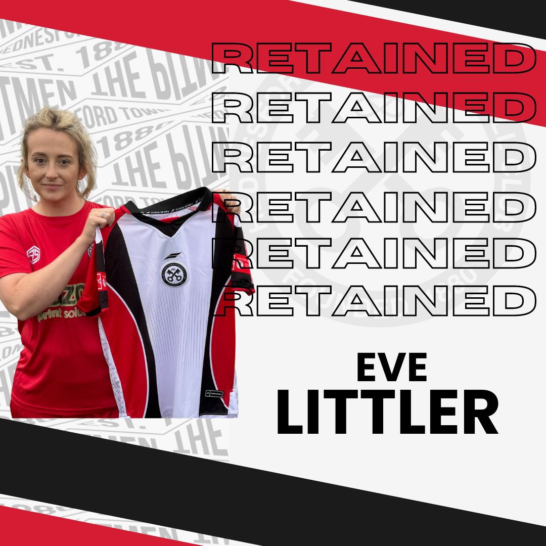 htfcwomen's tweet photo. We are pleased to announce that Eve Littler has re-signed for Hednesford Town Ladies for the 24/25 season ⚪️⚫️ https://t.co/gUyyzxu5wB