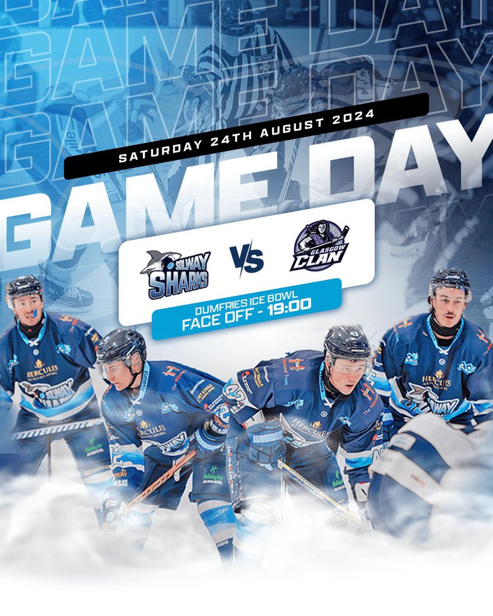 It’s GAME DAY….💙💜🦈 

Sharks v Glasgow Clan FO 7pm… doors 5.30pm BUT our cafe bar is open ALL DAY…. Hot and cold food plus soft and alcoholic beverages… 

🎟️➡️ sharksihc.com/tickets/

📺➡️ tv.sharksihc.com

#FILLTHETANK