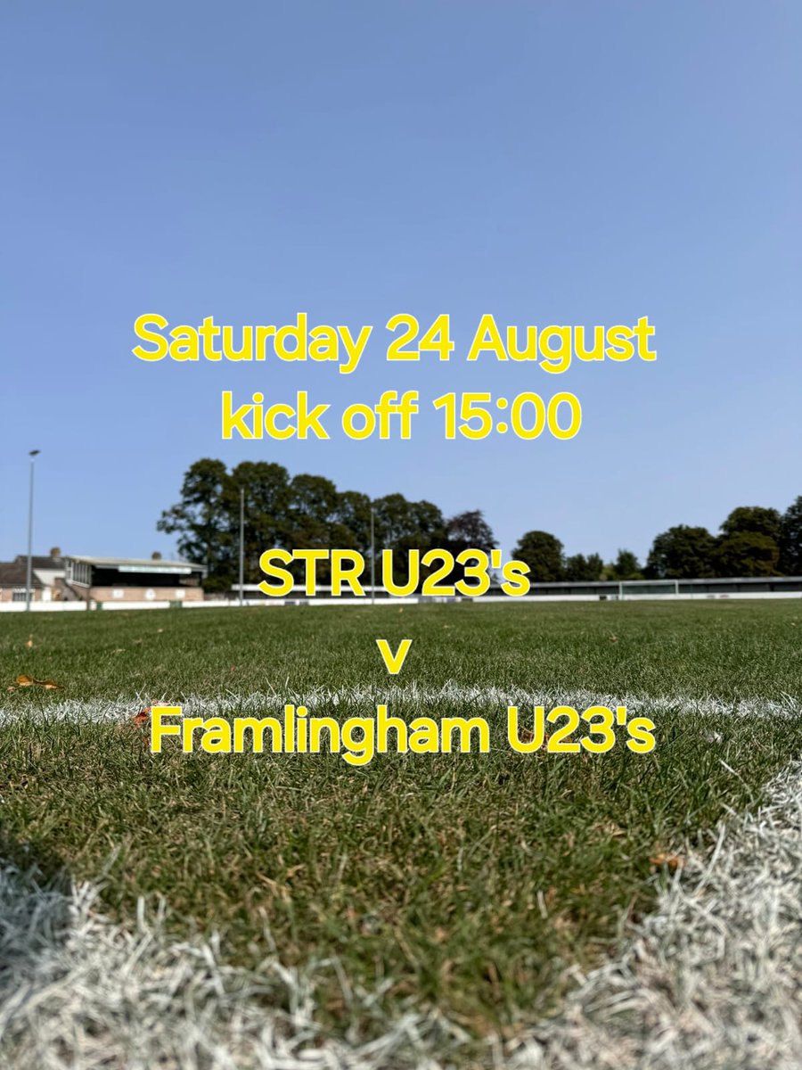 Let's go!!!!!! It's Matchday 1 for us, cone down and support the lad's <a href="/SohamTownRanger/">Soham Town Rangers FC</a>