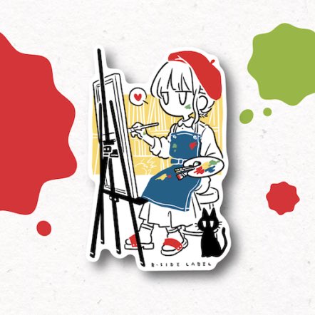 pj_Mikansei's tweet photo. 芸術の秋きたー！早いものであと少しで9月になるんですね…四季折々、さまざまなプロみかお届けできるように頑張ります！

今回は絵描きさん2点描かせていただきました！9月1日からです♪

#bsidelabel https://t.co/tARRs07ZBf