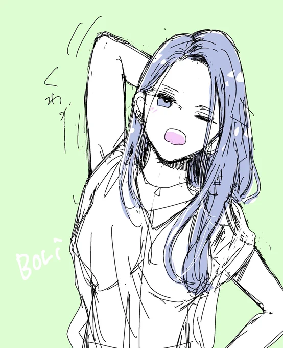 気づくと家でよくこの手(片腕上げ)してる 