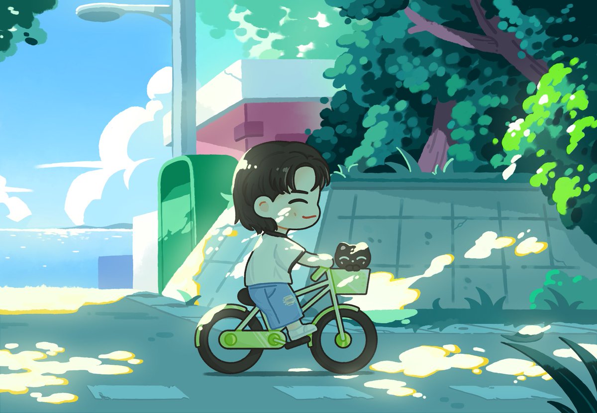 블키잰 일반입금 특전 엽서 일러스트입니다 - ⭐️