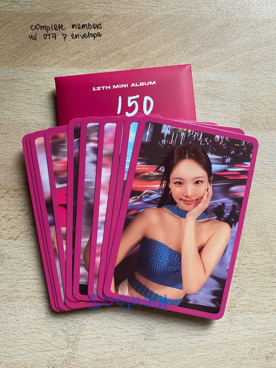 soojhaul's tweet photo. #gastadorangbeki 🧉 wts lfb
gg pcs
⤿ prices in pics
⤿ payo / 2 days reservation

read carrd! https://t.co/wwmpofxFov
⤹ reply / dm to claim

t. twice pob nayeon jeongyeon momo sana jihyo chaeyoung dahyun tzuyu hyein miyeon gidle rv joy itzy yuna https://t.co/1VmVeEgN1B