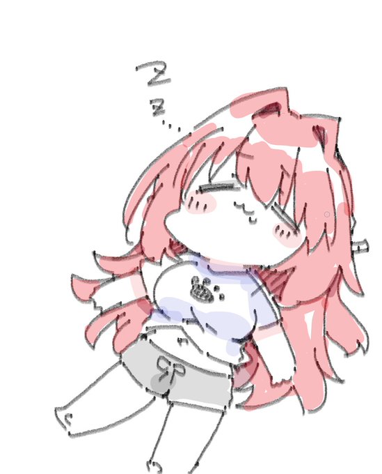 ねむすぎるよ～～～～ 