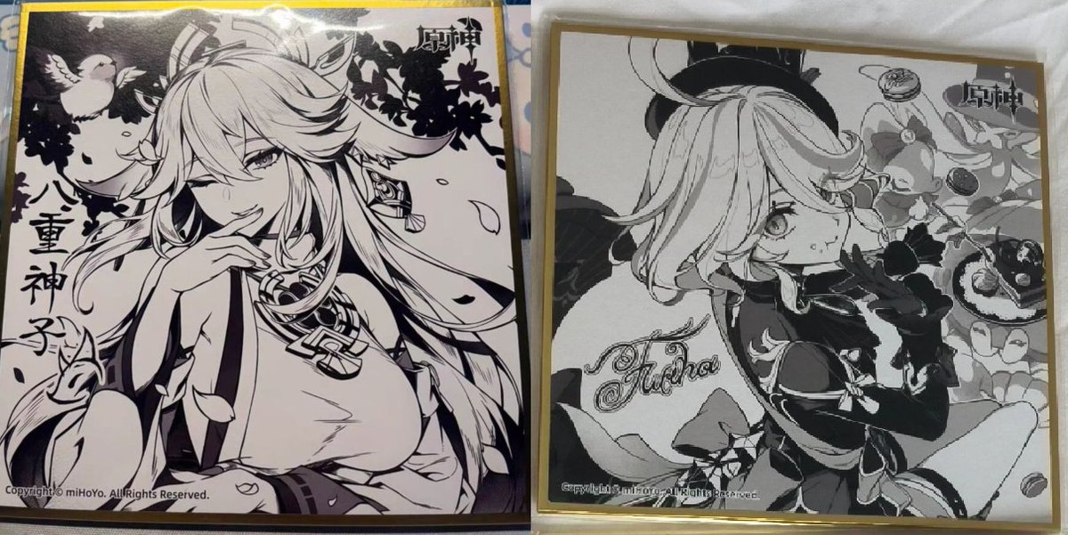 原神 神里綾人 原神Fes 特典 色紙 原神 神里綾人 フェス 特典 色紙 FES 2024 記念色紙 原神 2024 フェス