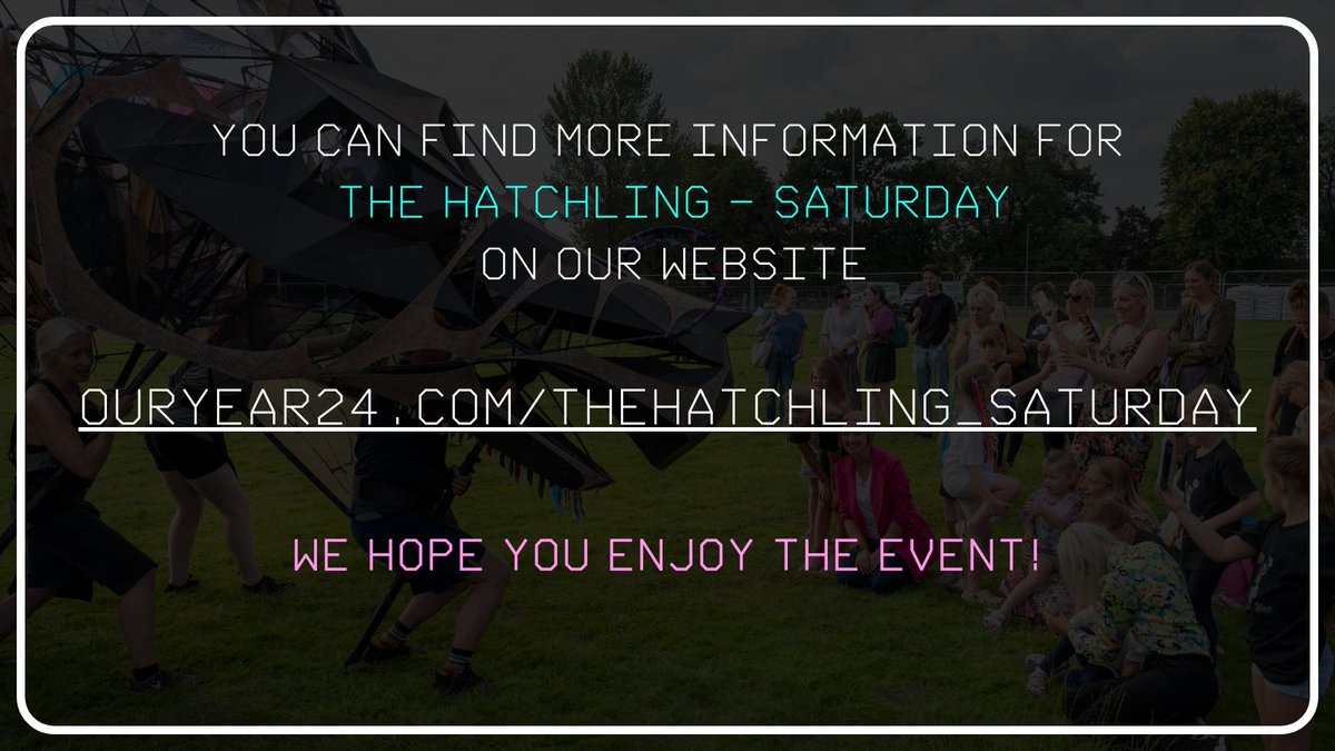 Join us today in Wakefield City Centre as The Hatchling's adventure continues 🐉

You can find key information on travel, accessibility provisions and more here >> ouryear24.com/TheHatchling_S…

#OurYear2024 #TheHatchling <a href="/TriggerStuff/">Trigger</a>
