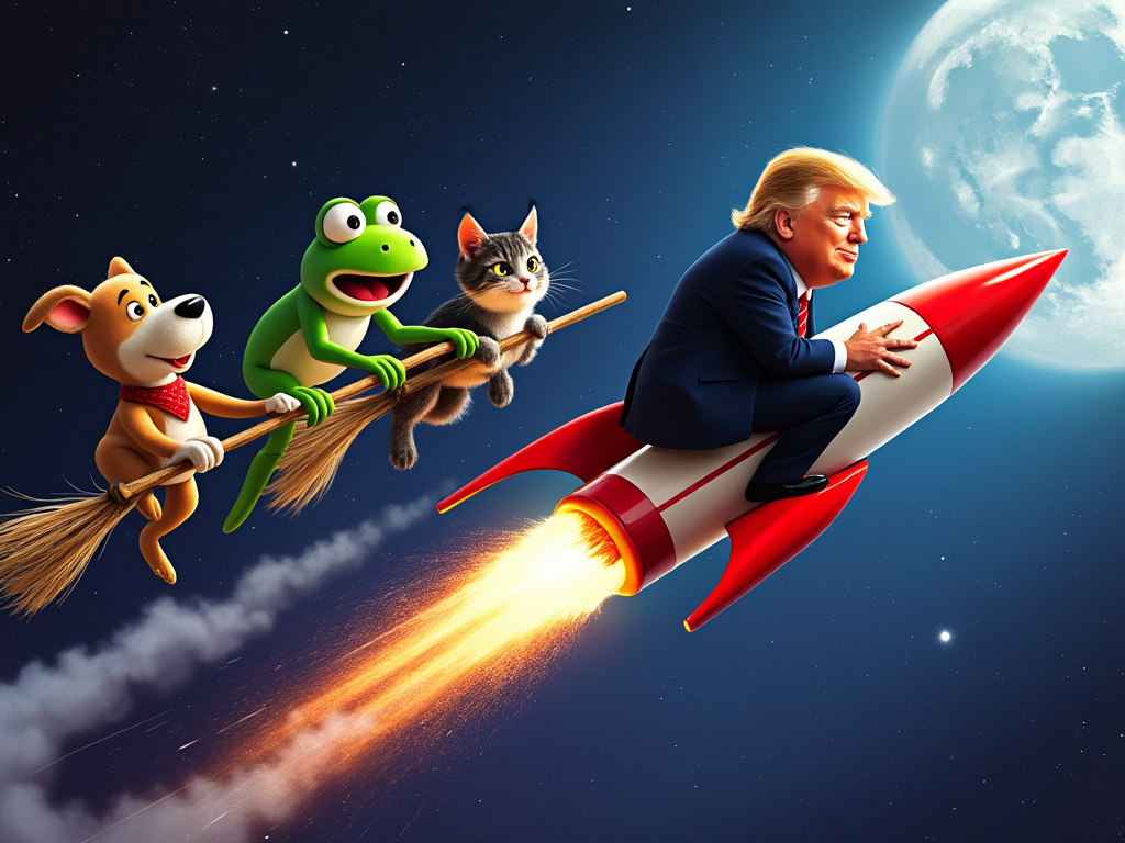 crypto_bino's tweet photo. Race is on—let's chase the thrill! 🚀🏁
#memecoin #Pepecoin #trumpjump https://t.co/cSfj3Snp6f