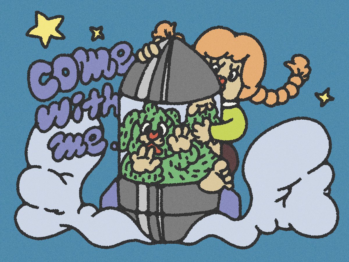 com with me!

10月12日イベントあります！
また告知します〜✨
#いらすと #illusrtation #ゆるゆる #有償依頼募集