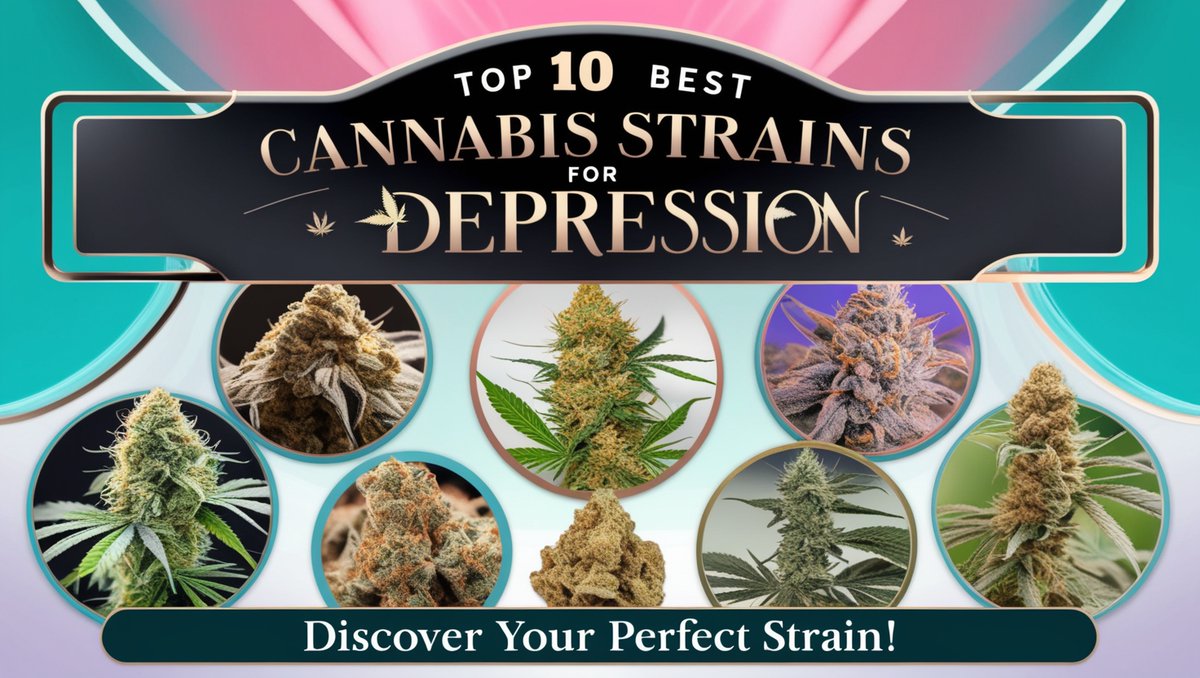 SacredSoundX's tweet photo. 🚀 Looking for relief from depression? Check out our top 10 cannabis strains that might help lift your spirits and improve your mood. 🌿✨ The best strains to brighten your day! #Cannabis #MentalHealth #Depression #StrainGuide https://t.co/EP4qC3o1ZY https://t.co/fnX3Zm8Bj5