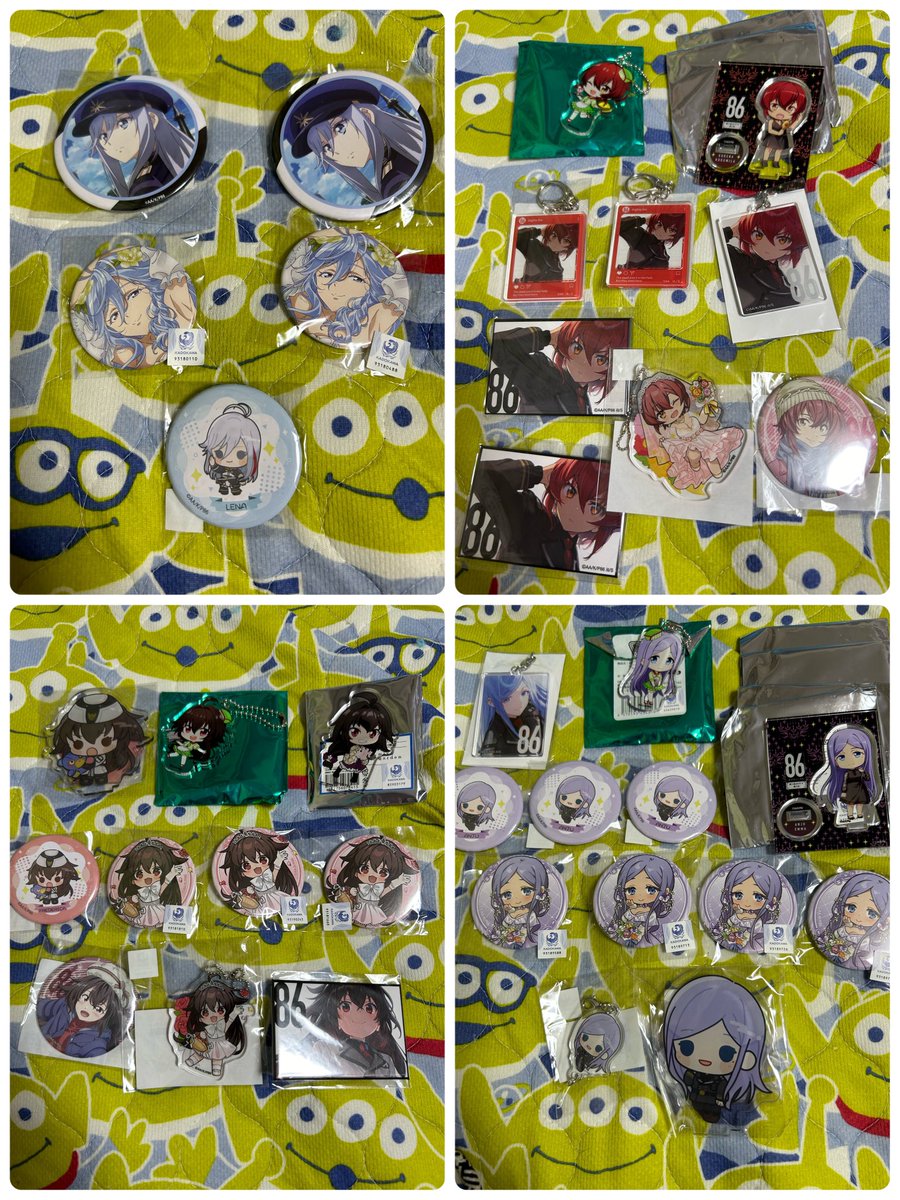 jack28o_o's tweet image. エイティシックス 交換・譲渡
(2024.8.24更新)
くじ、カフェ
譲:写真の物
求:くじコレホワイトノウゼンB1、C1、D4、定価
手渡し(池袋近辺) または 郵送
郵送の場合は送料負担をお願いします
※シン、レーナの譲渡は他のキャラ1点同時にお引取りお願いします