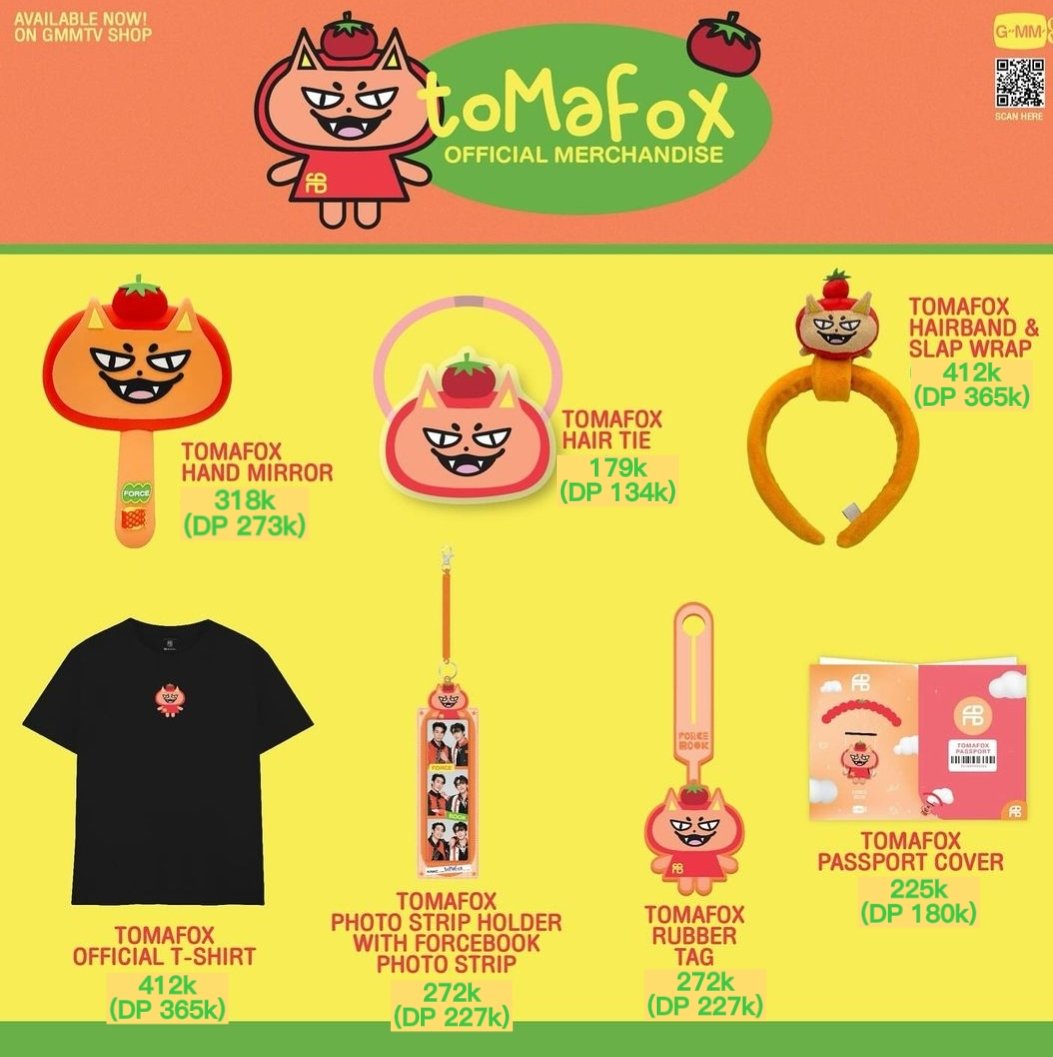 [OPEN PRE-ORDER] MERCHANDISE TOMAFOX 

•HARGA DI GAMBAR•

✅ Bersih INA
❌Packing and adm 🍊 
💳 Spay/Gpay
📍Bekasi

ORDER DM 💌

#ForceBook
