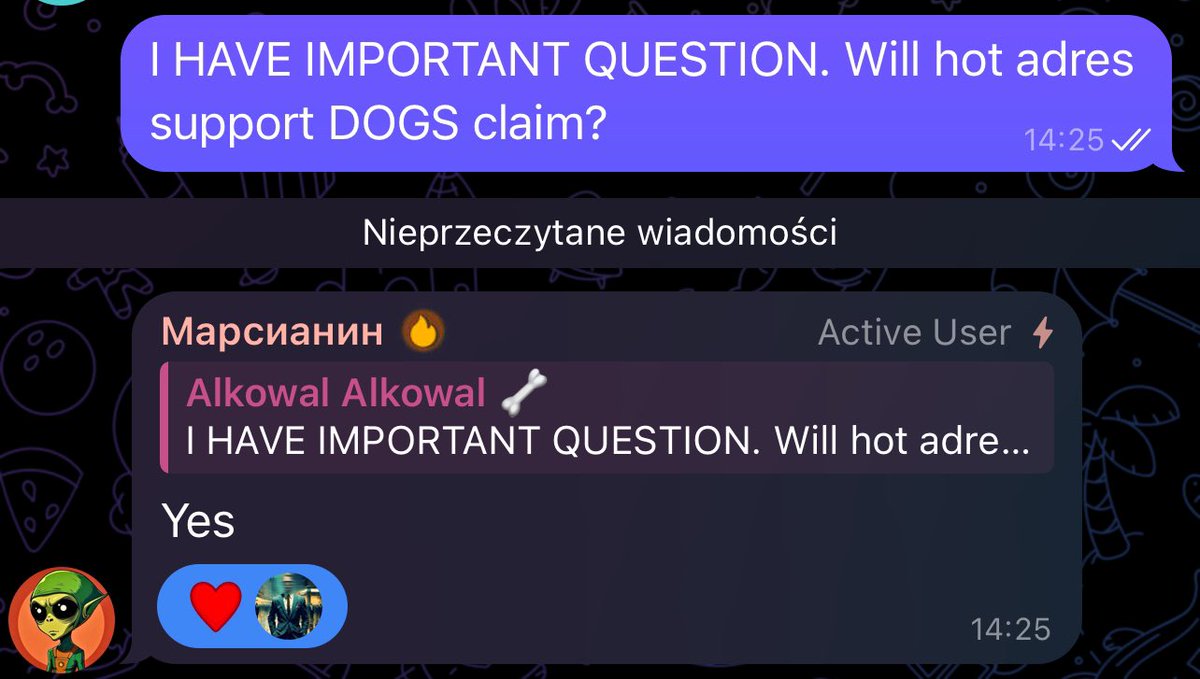 alkowal98's tweet image. If you will claim your $DOGS on chain to hot wallet you can get free 3.1 Hot due to mission on Ton
#airdrop
