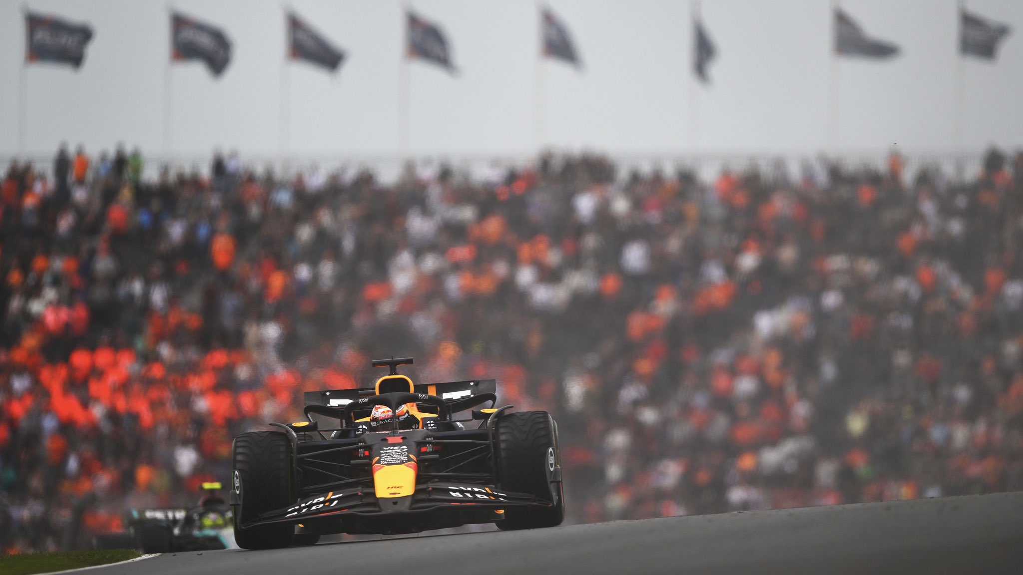 Max Verstappen driving during FP3 at the Dutch GP, 2024. Norris on pole by 0.356s over Verstappen