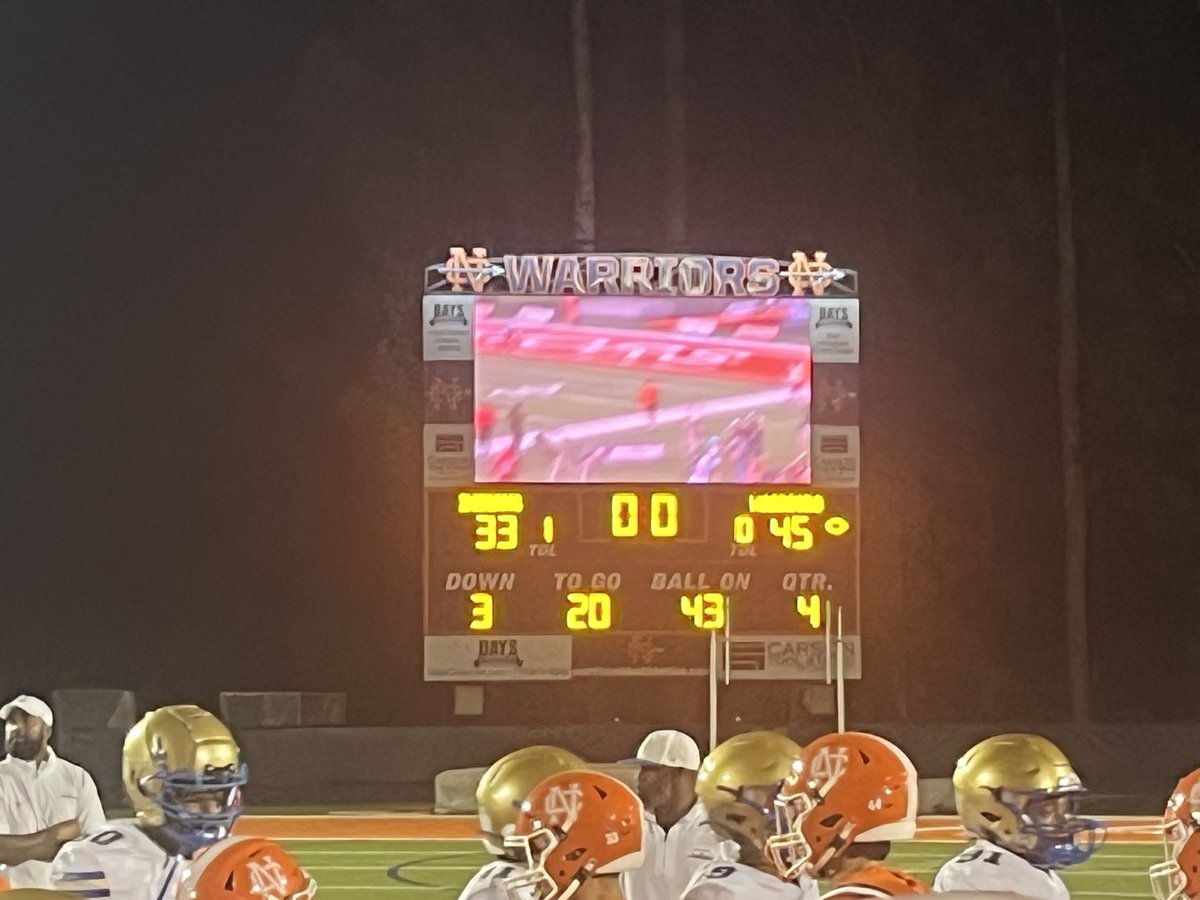 North Cobb Athletics (@nchswarriors) on Twitter photo The Warrior Football team defeated their old rival McEachern 45 - 33. The Warriors will be back in Emory Sewell Stadium next Friday 8/30 to play the Indians of East Coweta at 7:30. #GRIT #1% <a href="/cobb_sports/">Cobb Sports</a> The Warrior Football team defeated their old rival McEachern 45 - 33. The Warriors will be back in Emory Sewell Stadium next Friday 8/30 to play the Indians of East Coweta at 7:30. #GRIT #1% <a href="/cobb_sports/">Cobb Sports</a>