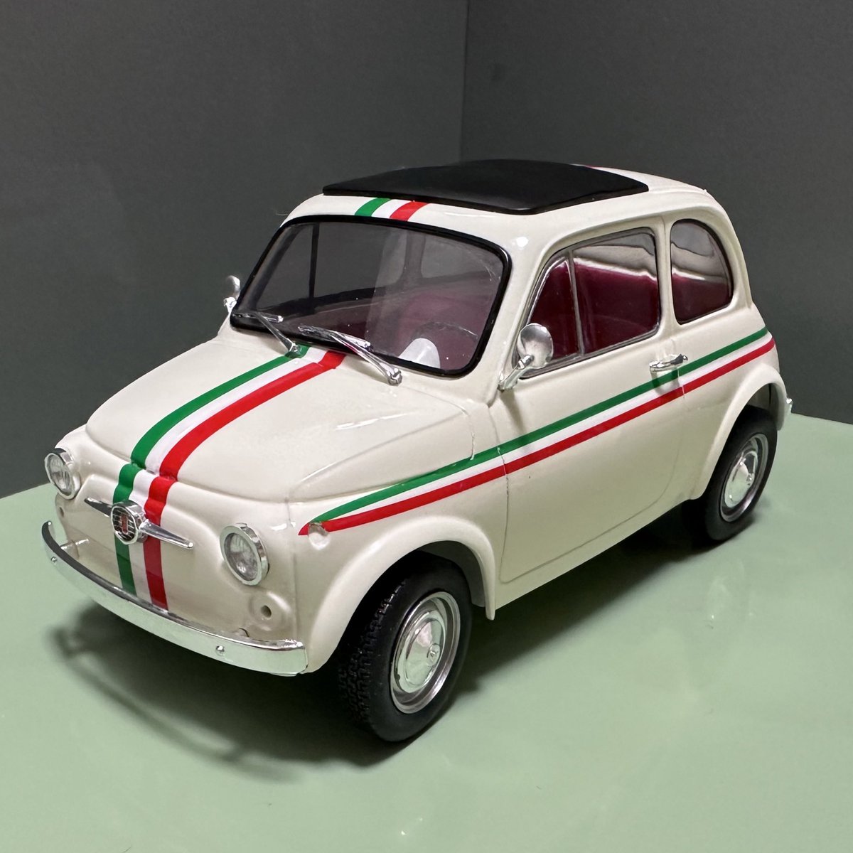 TunaBowlWork's tweet photo. 完成までもう少し
#タミヤ
#FIAT
#500F https://t.co/GkgarSvqCP