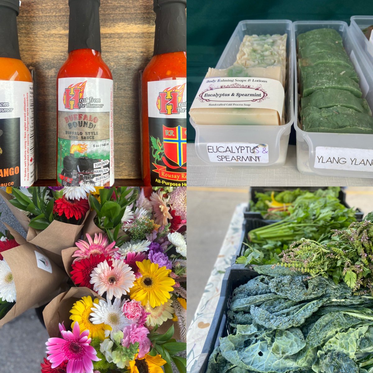 OttawaStFarmers's tweet photo. Good Morning!!!!!!
It’s a beautiful day, so stop by 8-2. This is the young entrepreneurs (cookie jar) last week and @thirdscoffeeco will be gone for a few weeks. So come get your cold brew!
#farmersmarket #ottawastreetfarmersmarket #farmers #agont #greenbeltontario #fresh #local https://t.co/h8ktd3Adcd