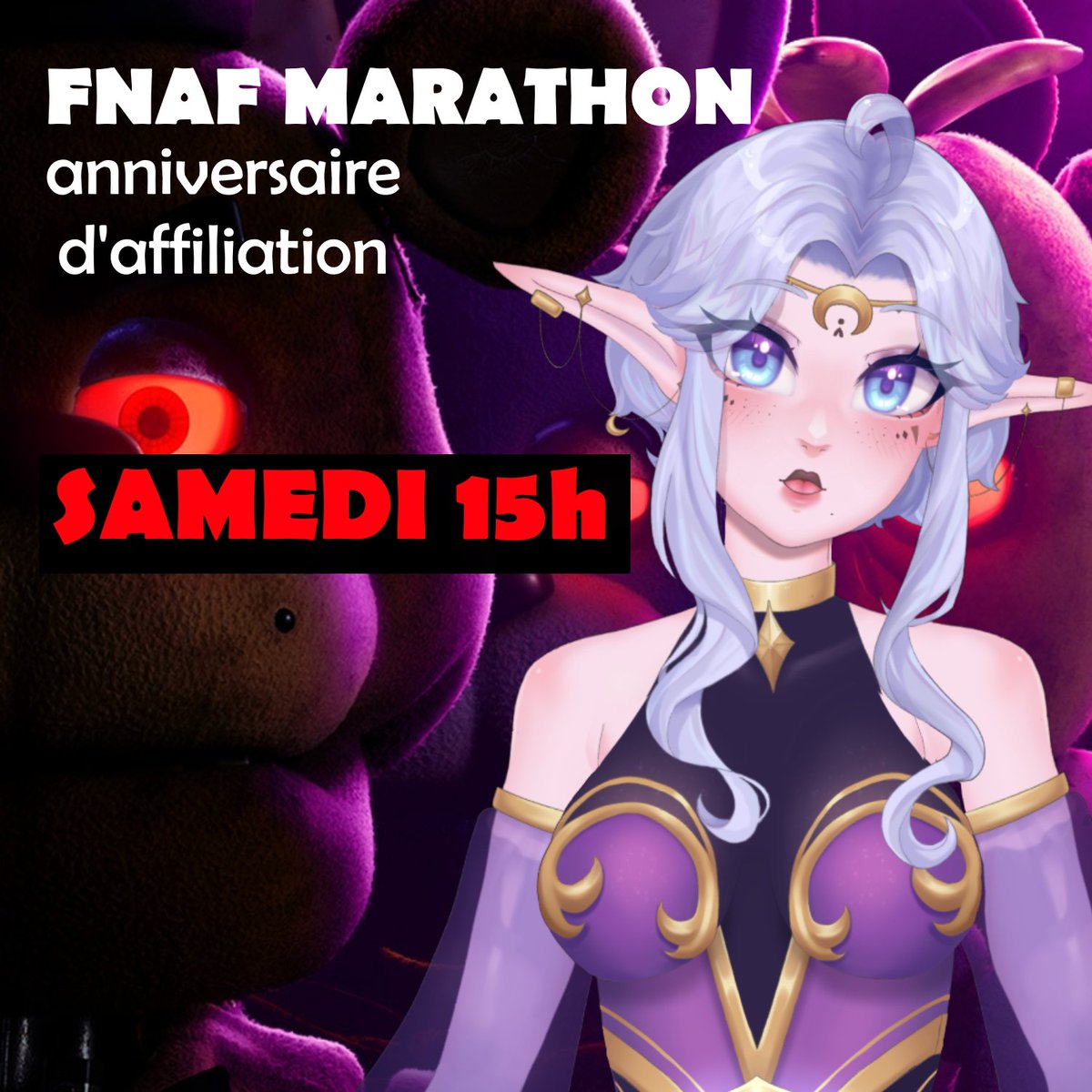 Dans quel ordre on joue aux FNAF, on commence avec la timeline ou l'ordre de sortie ? Viens voter à 15h c: 
#FiveNightsAtFreeddys