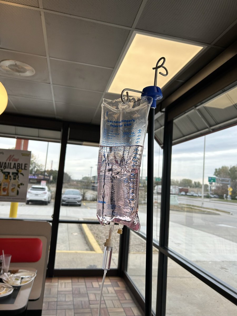 RecoveryHydrate's tweet image. Kicking off Saturday morning with IV Hydration Therapy! 
…. And a little Waffle House!