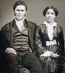 In 1841 Mary Richardson married John Jones of North Carolina. They carried free papers when they settled in Chicago &amp; Mr. Jones established a successful tailoring business. Active in abolitionist politics, they hosted (&amp; dressed) John Brown &amp; crew en route to Harper’s Ferry.
