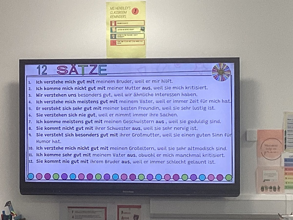ModernWchs's tweet photo. Higher German and the 12 sentence battleships game. Lovely way to encourage speaking and build up confidence. #WCHSloveslanguages #highergerman #keepinfgermanalive https://t.co/e0rvzHxjSJ