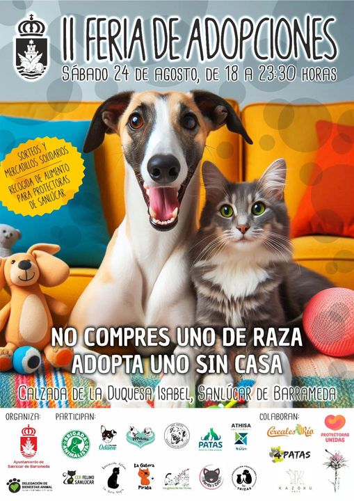 Si andan por allí, ya saben. 
Un gato es un espectáculo de inteligencia y astucia. 
Un perro es una lealtad en busca de alguien que la merezca.