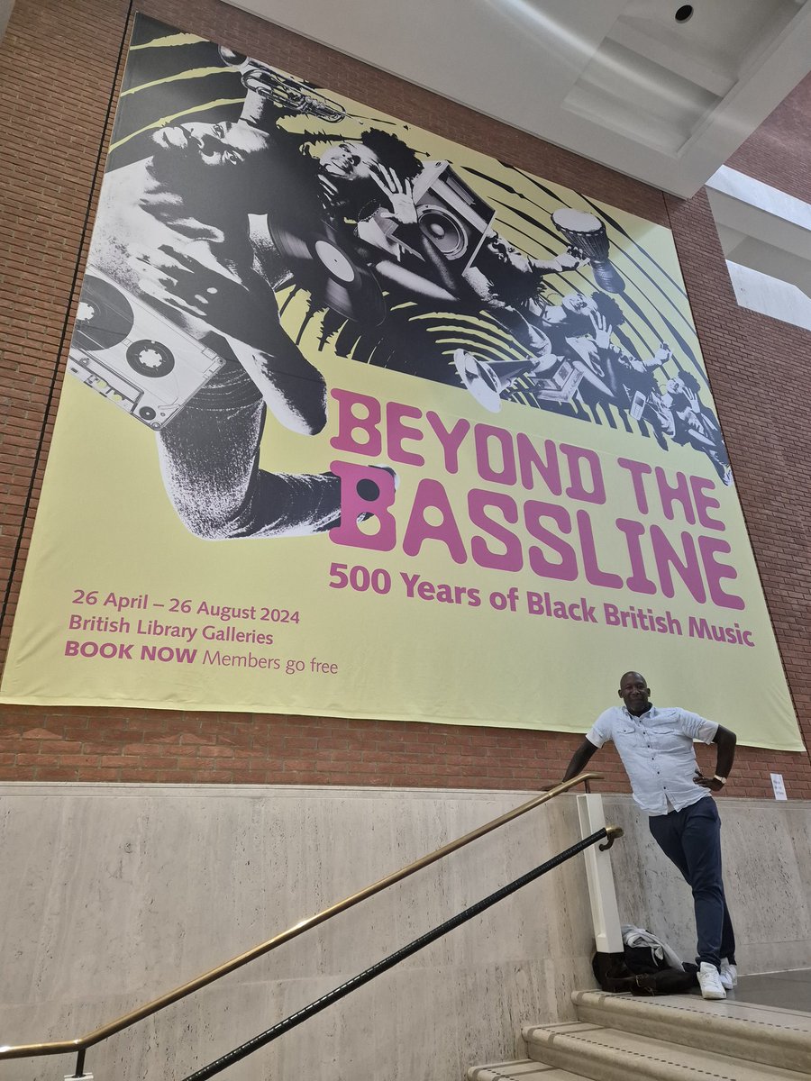 rogerg44's tweet photo. Fantastic visit to @britishlibrary to see the #BeyondTheBassline #BlackBritishMusic and meeting it's curator @MikhailRiley https://t.co/oTklOFszye