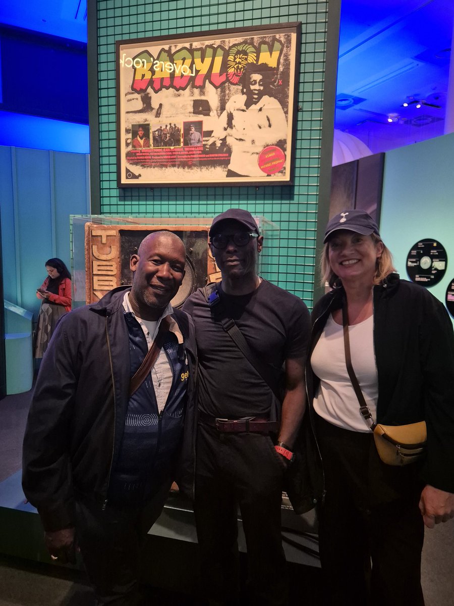 rogerg44's tweet photo. Fantastic visit to @britishlibrary to see the #BeyondTheBassline #BlackBritishMusic and meeting it's curator @MikhailRiley https://t.co/oTklOFszye