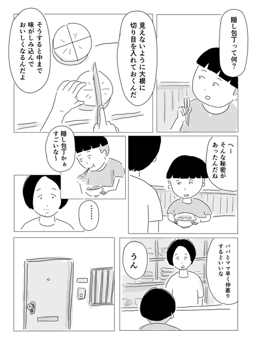 よくケンカする夫婦に隠し包丁を入れた子供の話 0/3