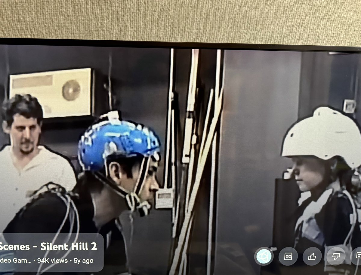 JeremyBlaustein's tweet image. With all this talk about the remake of #silenthill2 , I thought I’d post a photo of me directing the mocap acting which was recorded on video at my suggestion so it could be later used as a reference during the voice recording.