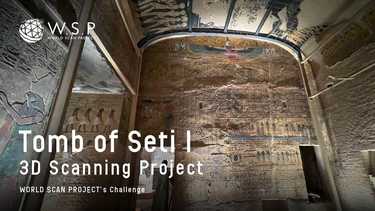 worldscanpr's tweet photo. < New video release✨
Tomb of Seti I 3D Scanning Project ~ WORLD SCAN PROJECT’s Challenge
🎬https://t.co/IlUJFbyssh
#worldscanproject #wsp #YouTube https://t.co/4cAJdFj3WX