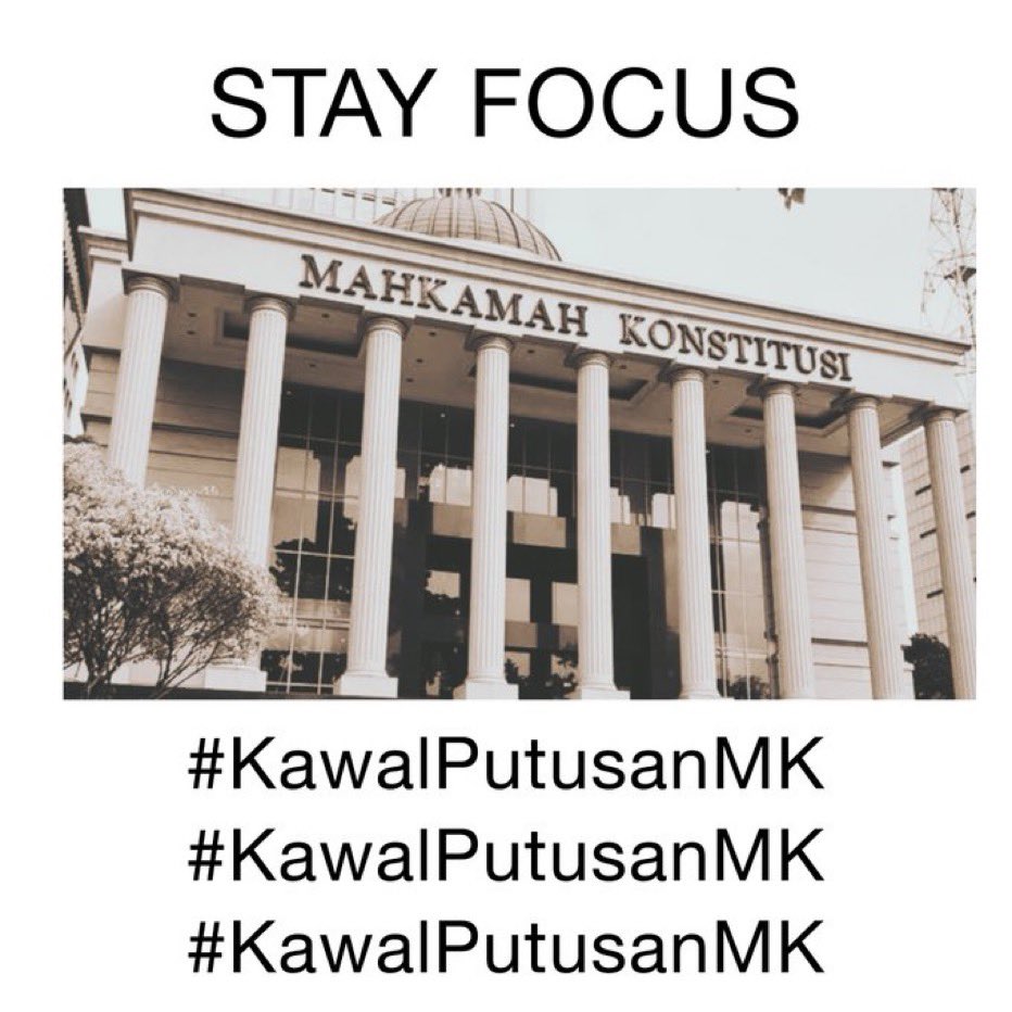 #KawalPutusanMk ✊🏻
