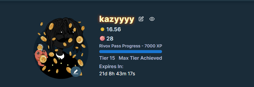 kazyfnr's tweet photo. RIVOX TOKEN GIVEAWAY

 3 Winners x 1.50 Coins

Follow @kazyfnr &amp; Retweet ♻️
@ 2 friends and comment your rivox username
Ends in 72 hours 🔥

Good luck ☘️ https://t.co/zwNpTEpr0Q