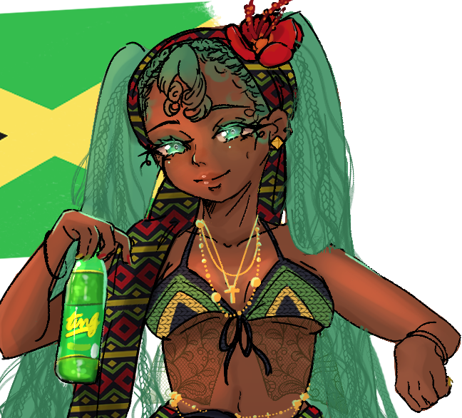 opalofmyaiVT's tweet photo. Jamaican Miku https://t.co/GGnvYeJ7LG