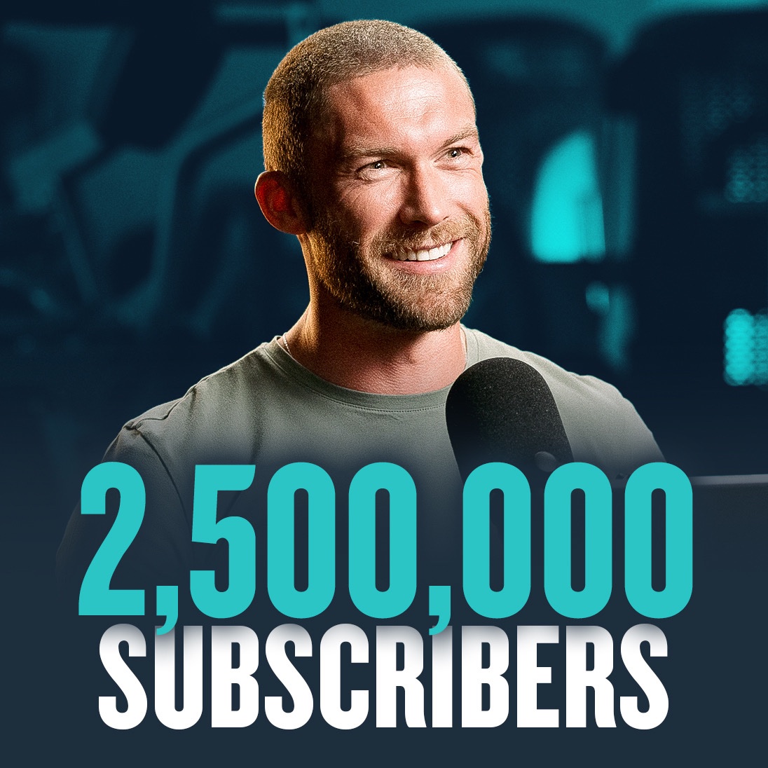 2.5 million subscribers 🚀 I’m recording a Q&amp;A tomorrow! Ask me a question ⬇️

Thank you so much to everyone who’s supported me and the show, I really appreciate you all. You’re all jacked, smart, curious legends who I’d happily go for a coffee with and I love you.