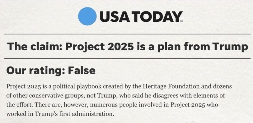 This is the reason 200 content creators were given access to the DNC. Unlike the media who was silent on P25, content creators kept sounding the alarm. In fact, the Harris campaign told us, they learned of P25 from content creators. Legacy media continues to push the message
