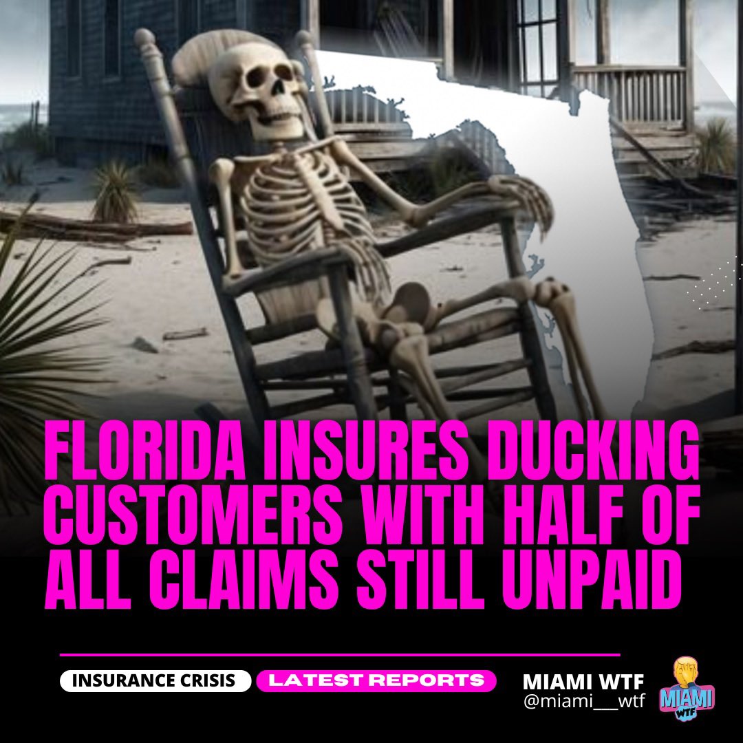Insurance companies ducking Floridians!

#miami #florida #insurance #company
#unpaid #claims #home #car #health