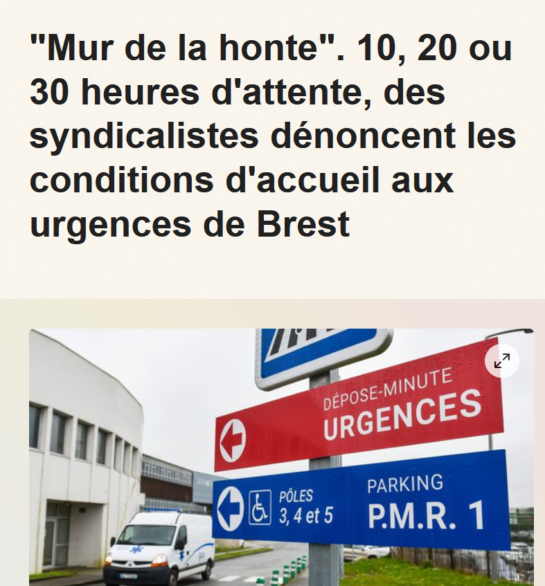 nicolasberrod's tweet image. 🏥 Rappelons qu'une nuit passée un brancard augmente de plus de 40 % le risque de mortalité des patients âgés, selon une étude française parue en novembre (indépendamment des versions des uns et des autres).

1/2