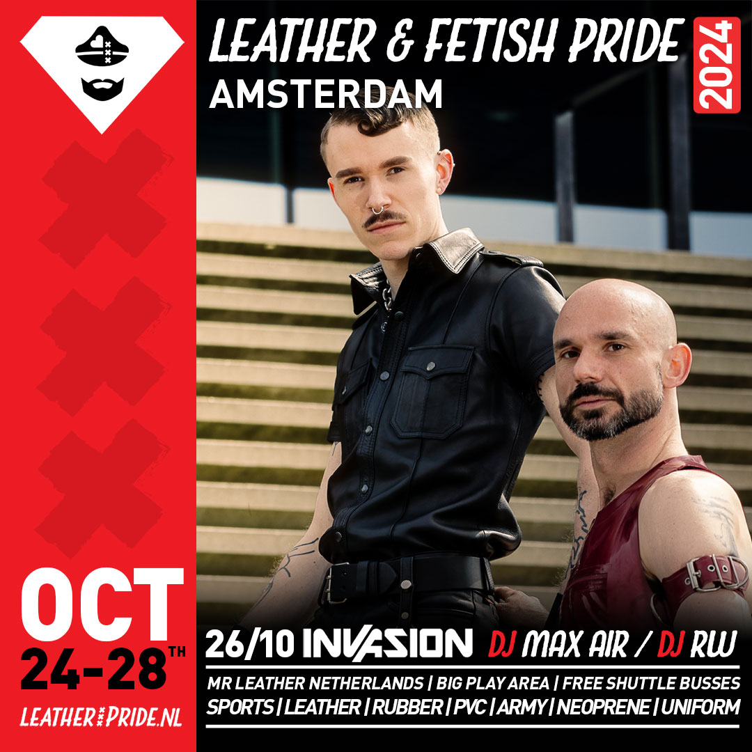 Check out all our events now for the Leather &amp; Fetish Pride Amsterdam 2024 (24-28th October). Get your gear together and celebrate Leather pride in Amsterdam. Check out our agenda at: leatherpride.nl/events/ #leatherprideAMS #wearefetish #leatherpride #amsterdam