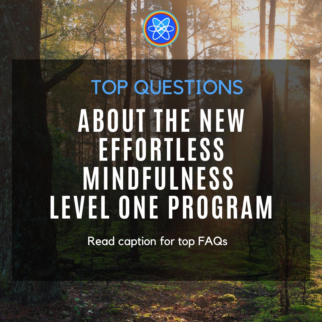 ✨FAQ - “I already have the Mindful Glimpses app. What makes the Effortless Mindfulness Level One program different? Should I join if I already have the app?” 👉🏼 They pair really well together, fusing teacher/ peer support, a learning sequence, + self-paced practices.