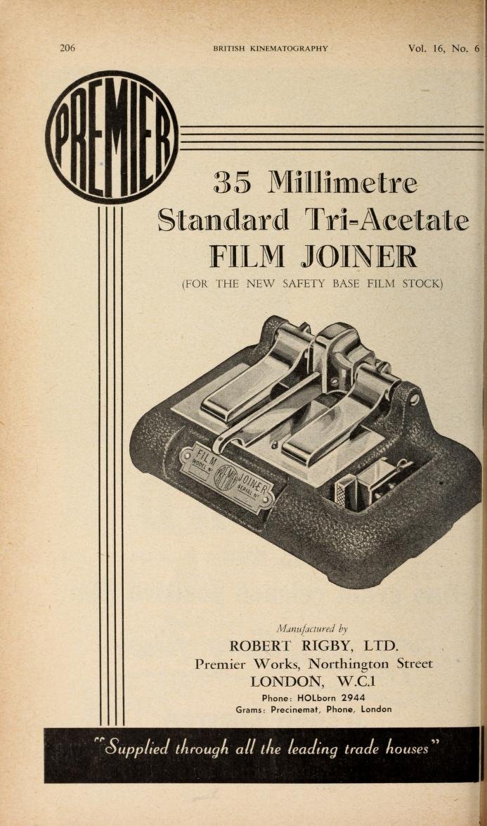 chuffnell's tweet photo. @mod_in_metro Robert Rigby Ltd, I think (4-6 Northington St). Supplier of a range of cinematography equipment https://t.co/5GG0HDGO1l