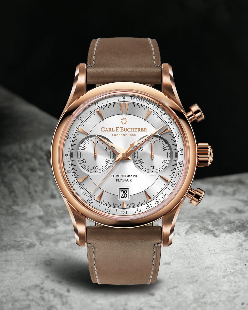 Bucherer_USA's tweet photo. Unveil Timeless Elegance with the @CarlFBucherer Manero Flyback 43 mm

Discover the elegance of the 18K rose gold version, featuring a chic brown calfskin strap. 

#TourneauBucherer #CarlFBucherer #ManeroFlyback #ExploringTime https://t.co/MHUArj4IB6