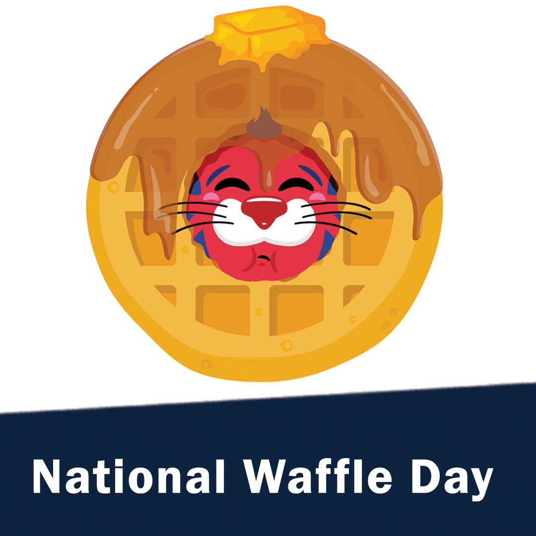 RogersStateU's tweet image. Happy National Waffle Day! 🧇🎉 Swing by Chapman Dining Hall and use the Hunter waffle maker. Tag your waffle-loving friends and share the waffle goodness! 🧇🍓🍯

#NationalWaffleDay #WaffleObsessed #rsu #RogersState #Hillcats #HillcatNation #HunterTheHillcat